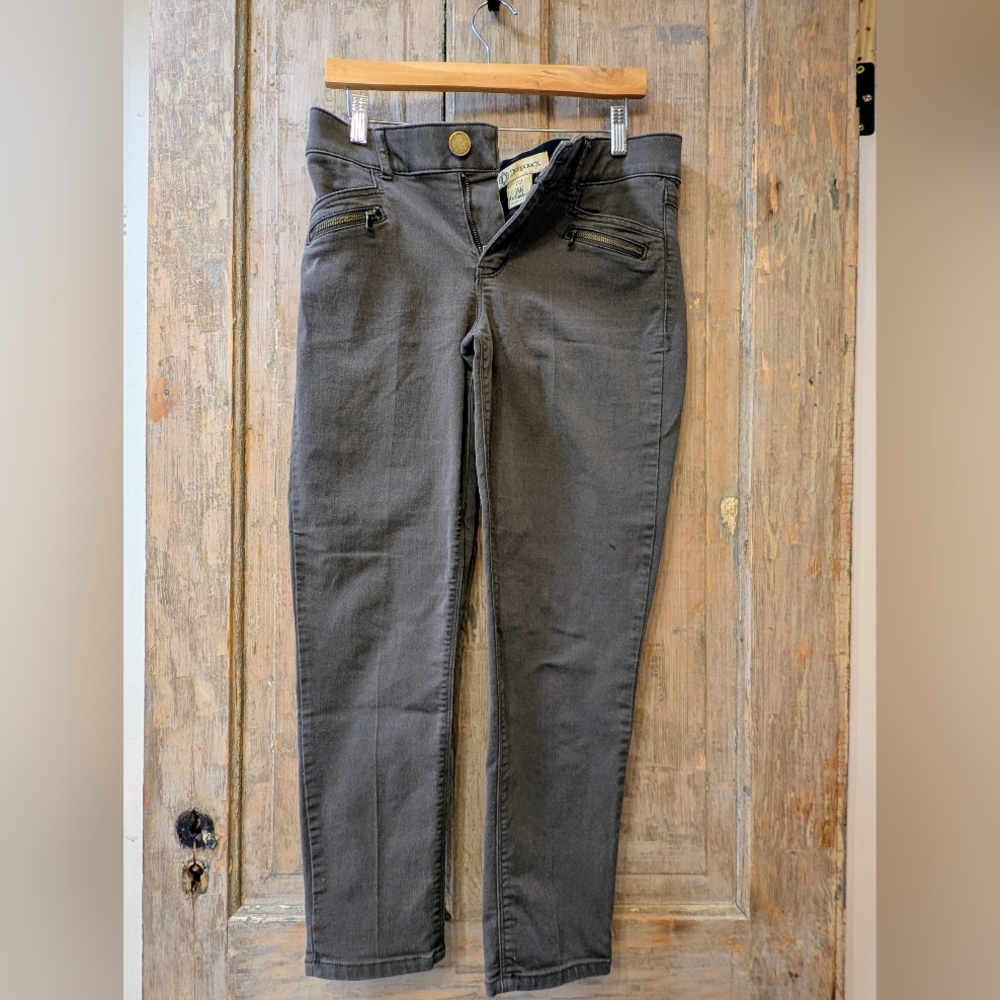 Democracy tummy control brown stretch pants
